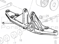 Engine Gearbox Mount Porsche 964 1989-94