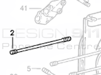 Engine Head Studs Standard Porsche 911 1970-89