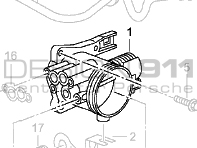 Throttle Body Porsche 986 Boxster / 987 Boxster / 996 Turbo / Carrera GT