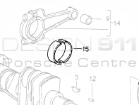 Big End Conrod Bearings. Porsche 993 / 996 Turbo