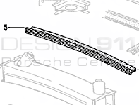 Engine Compartment Seal Front. Porsche 930 / 964