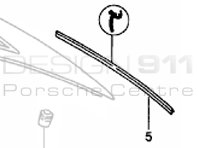 Engine Lid to Body Seal Porsche 911