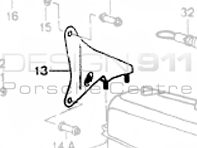 Exhaust Muffler Bracket Porsche 964
