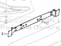Exhaust Muffler Strap Bracket. Porsche 964