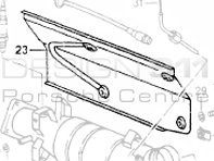 Exhaust Cat Heat shield. Porsche 964