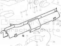 Exhaust Cat Heat shield. Porsche 993