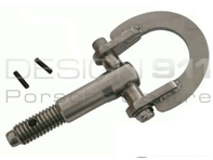 Fold Down Tow Hook (For all Porsches with factory screw-type tow hooks)