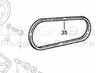 Air Pump Belt Porsche 911 1978-89
