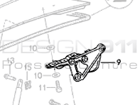 Front Bonnet Hinge. Porsche 964 / 993
