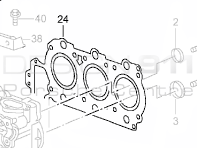 Engine Head Gasket. Porsche Boxster 986 3.2L 2000-02