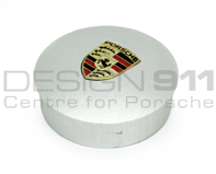Gearshift Knob Insert Alloy with Porsche Crest