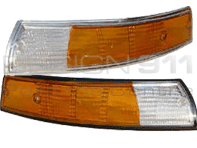 Indicator Lens Front with Rim Porsche 911 1967-74 (OE Part No. 91163194300/ 91163194400/ 91163194301/ 91163194401)