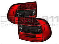 Indicator Units Rear RED / SMOKED with LED Bulbs. Porsche Cayenne 955