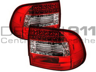 Indicator Units Rear RED / CLEAR with LED Bulbs. Porsche Cayenne 955