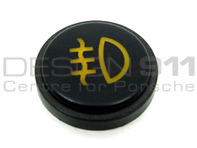 Cap with Symbol Rear Fog Light Porsche 911 78-89 / 964