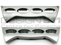 Console Panel Silver with 4 Holes Porsche 996 / 986 Boxster