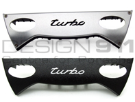 Console Panel Silver or Black with TURBO text. Porsche 996 Turbo