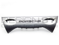 Console Panel Silver with PORSCHE text. Porsche 996 / 986 Boxster