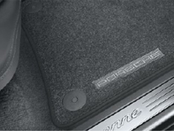 Floor Mats with Nubuck Edging. Porsche 958 Cayenne MKIII - LHD Cars