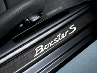Side Sills Trims in Carbon with Logo. Porsche 987 Boxster