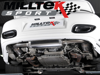 Sports Exhaust Muffler Cat Back (ROAD) Rear box. Porsche 997 Turbo Gen2 MILLTEK SPORT