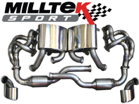 Sports Exhaust Full System. Porsche 996 GT3 / GT3RS  MILLTEK SPORT