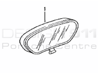 Rear View Mirror. Porsche 986 Boxster / 987 Boxster / 987C Cayman