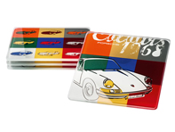Porsche Glass coasters Set of 4