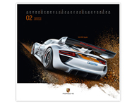 "Unlimited Fascination" Porsche Calendar for 2012