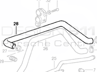 Breather Hose Porsche 911 1984-89