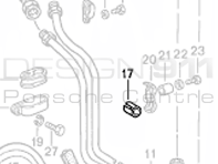 Long Oil Pipe Sleeve. Porsche 911 1970-94