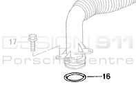 Oil Filler pipe O-ring. Porsche 996 / 997