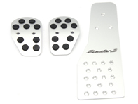 Pedal Set Alloy with engraved Boxster S logo for Porsche Boxster 986