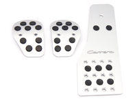 Pedal Set Alloy with engraved CARRERA logo for Porsche 996 Carrera