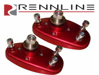 Front Monoball Camber Plates (Pair) - Set Of 2 for Porsche 911 1965-89  - Rennline