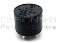 Relay black round for horns/lights etc.  Porsche 911 1969-89
