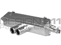 Exhaust Mufflers / Silencers Rear. Porsche 986 Boxster  REMUS