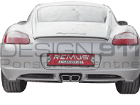 Exhaust Tailpipes. Porsche 987C Cayman   REMUS