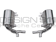 Exhaust Mufflers / Silencers Rear. Porsche 997 Carrera REMUS