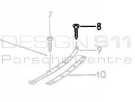 Rear Moulding Screw Porsche 911 / 964 Targa