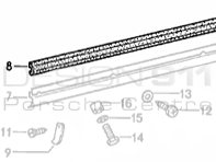 Side Sill Rubbers Porsche 911 / 930