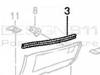 Side Sill Rubber Shor. Porsche 968
