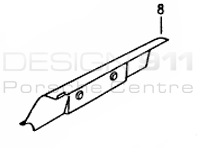 Inner Sill Panel. Porsche 993 1994-98