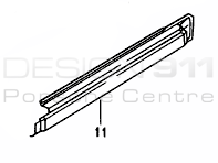 Outer Sill Panel. Porsche 993 C2S / 993 C4S / 993 Turbo