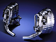 Exhaust Muffler / Silencer Sports System Porsche 997