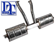 Exhaust Muffler / Silencer Rear box DesignTek for Porsche Cayenne S 4.5L