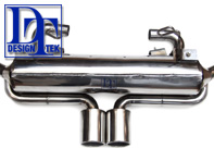 Exhaust Muffler / Silencer Sports System DesignTek for Porsche Boxster 986