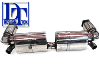 Exhaust Muffler / Silencer Sports System DesignTek. Porsche 996 Turbo