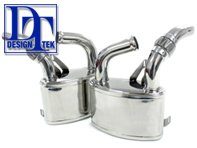 Exhaust Muffler / Silencer Sports System DesignTek for Porsche 997