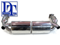 Exhaust Muffler / Silencer Sports System DesignTek for Porsche 997 Turbo